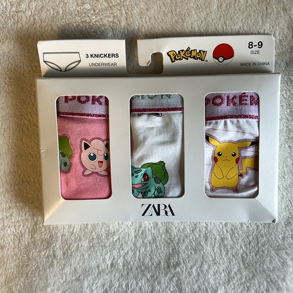 *New in Box* 3 pair of Pokemon underwear size 8-9 - Picture 3 of 5